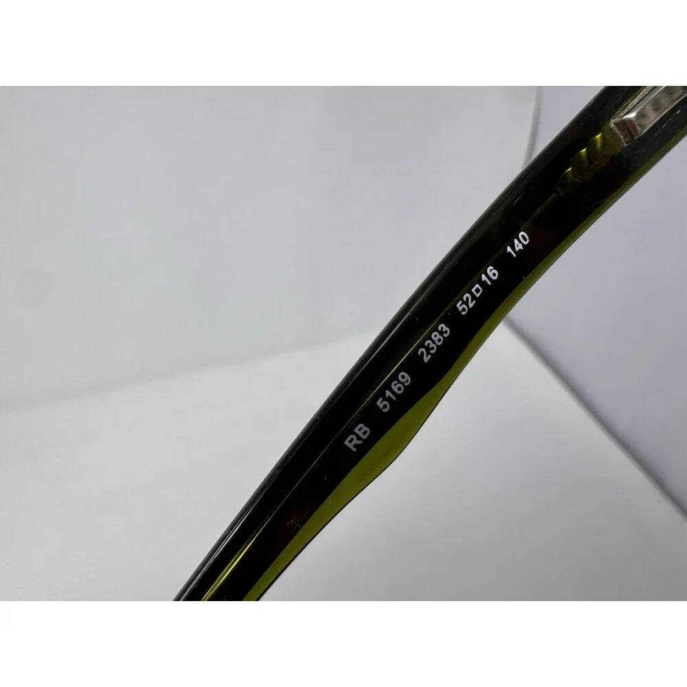 Ray-Ban RB5169 Eyeglass Frames Only 52-16-140 Black Green 2383 Authentic